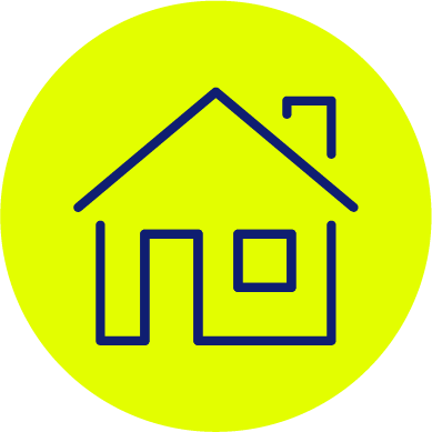 Improveasy house icon with window